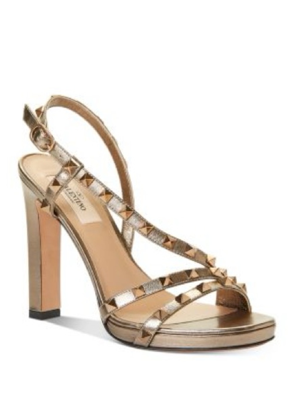 Valentino Garavani Rockstud Embellished Strappy High Heel Sandals